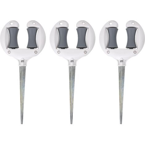 Guides de Tuyau pour le Jardin, Positionnement de Tuyau D'eau, Guide de Tuyau de Pelouse, Support de Pointe, Piquets de Guidage de Tuyau D'arrosage, Accessoires de Tuyau (1/5)