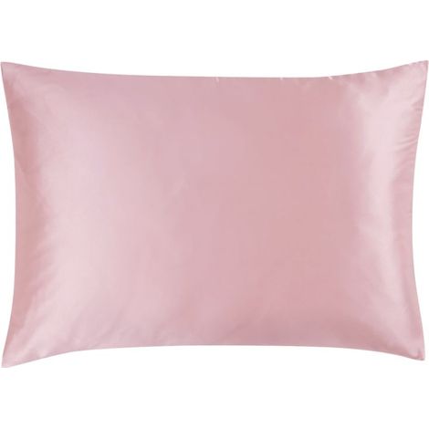 Taie d'oreiller "Silk" Soie de mûrier Coton pur - Silk Rose - Taie d'oreiller 50 x 70 cm