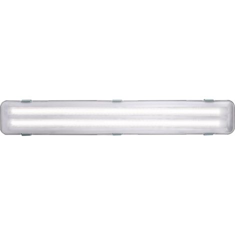 Nordlux Réglette WORKS IP65 2x10W 4000K Gris (1/3)
