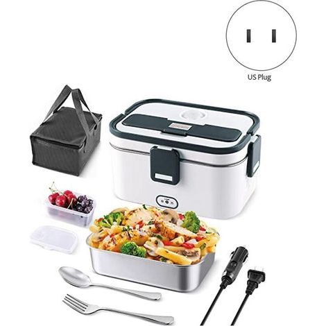Tragbare elektrische Mikrowelle (1,8 l) – Für Zuhause, Büro, LKW – Spannung: 110–220 V, 24 V, 12 V – Abmessungen: 235 x 168 x 108 mm (1/5)