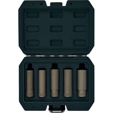 Draper 12423 Wheel Nut Double Socket Set, 3/8"" Sq. Dr. (5 Piece)