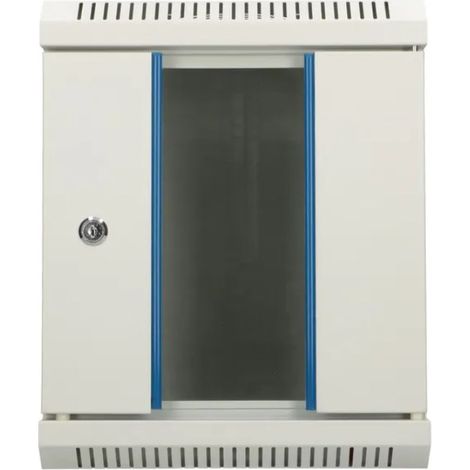 Extralink 6U 10 Pulgadas, Gris Armario Empotrado, Montaje en Pared o de pie, 19 Pulgadas, Marco de Montaje en Bricolaje, Panel Lateral extraíble (1/5)