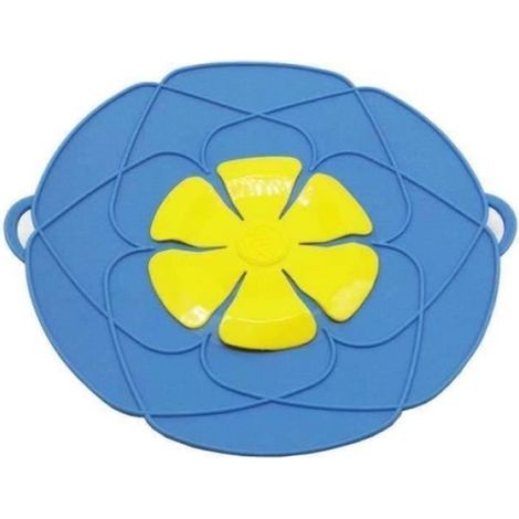 CACHE PLAQUE DE CUISINE PC10284-26cm -40 C- + 230 C Résistant à la chaleur Température 04 Silicone Couvercle anti-éclaboussures (1/4)