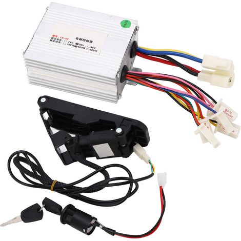 Contrôleur de vitesse de moteur à balais 36 V 500 W, kit de conversion pour vélo électrique, moto et tricycle. (1/5)
