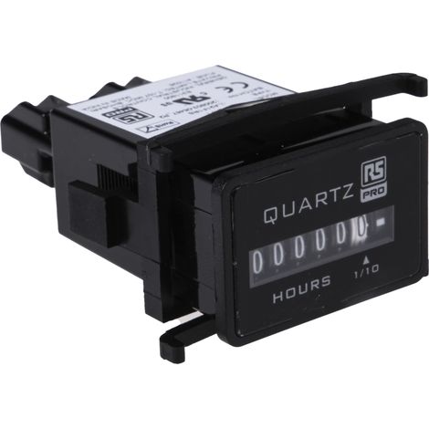 Compteur RS PRO Heures 90264 V c.a. Analogique 6 digits ( Prix pour 1 )