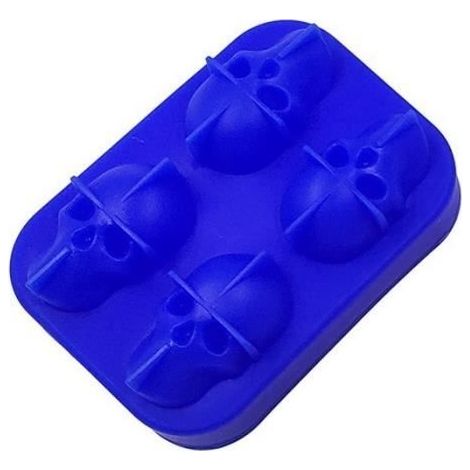 Rafraichisseur vin,Bac à glaçons en Silicone 3D forme de crâne fabricant de moules à glaçons pour Cocktail de whisky - Type 7 (1/4)