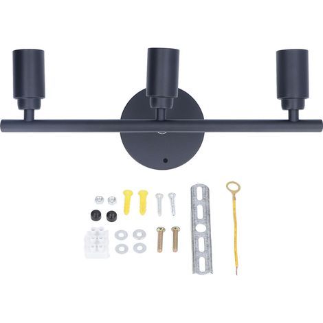 Iron wall sconce, Unique retro industrial style, 3-light front mirror, vanity light, 85 to 250V (1/5)