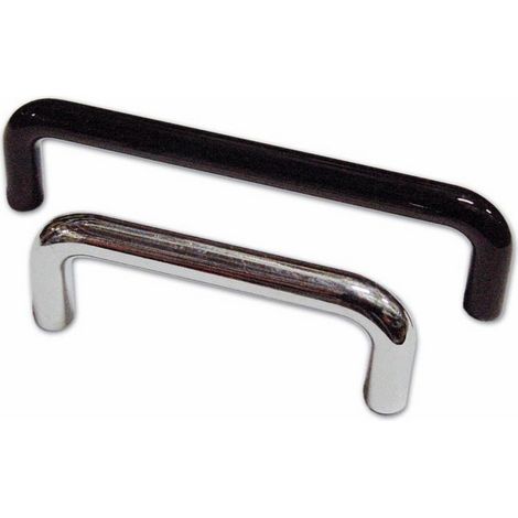 Maniglia Maniglietta per Mobili in Zama 64 mm colore Nero Art.1003