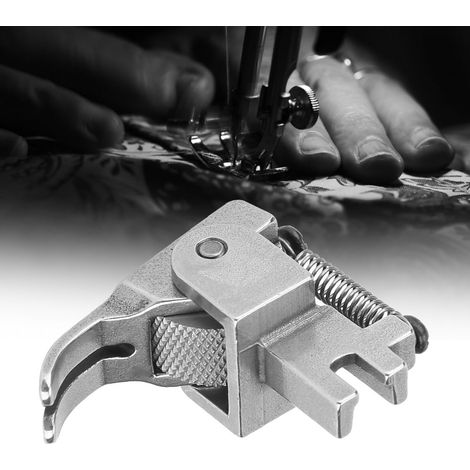 Verstellbarer Flachnähmaschinen-Nähfuß mit Rollenfunktion für dicke Materialien (1/5)
