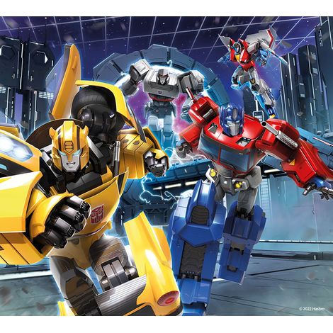 papier peint panoramique Transformers jaune, rouge et bleu - Sanders & Sanders (1/3)