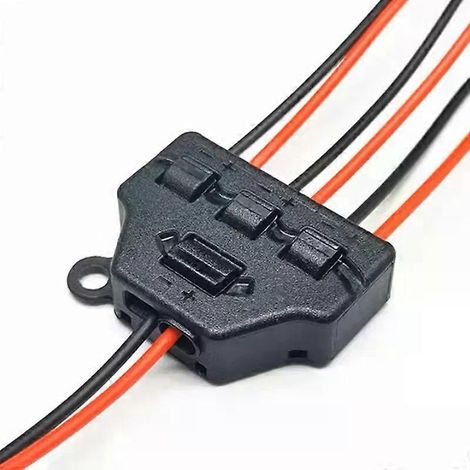 1 Stück 2-6/12 LED-Verteileranschlussklemme für Schnellanschluss an Kupferhardware, keine Batterie erforderlich (1/4)