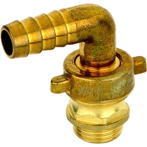 RACCORDO CURVO 3 PEZZI MASCHIO PORTAGOMMA IN OTTONE GIALLO PER POMPA SERIE 1000 ø30X11/4 PETTINAROLI