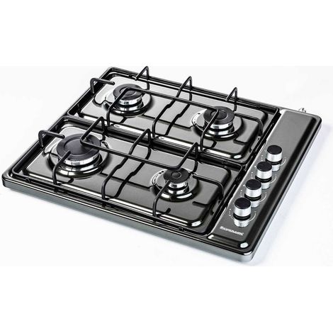 Estufa de gas de 4 quemadores Ravanson K-04BNG (1/5)