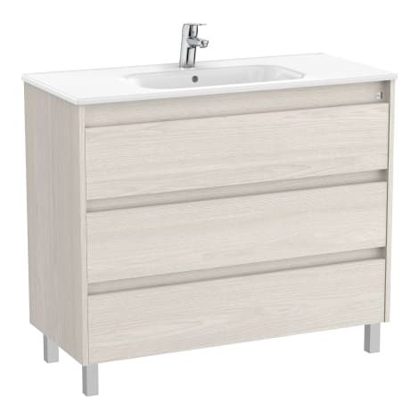 MUEBLE 1000MM TENET 3 CAJONES CON LAVABO NORDIC ASH