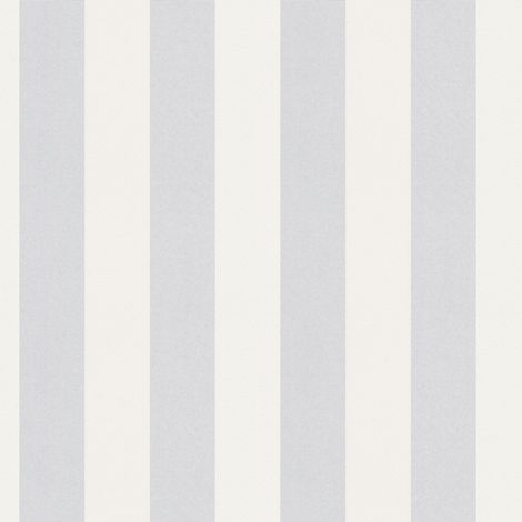 Papier peint intissé à peindre à rayures Papier peint à rayures en bloc en gris blanc à peindre Papier peint à rayures (1/4)