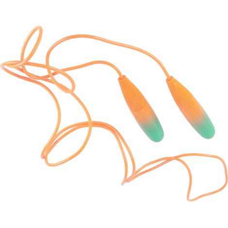 Kabelloses Springseil, praktisch aus ABS und PVC, sicher und für sportliche Aktivitäten geeignet, orangefarbener Farbverlauf. (1/4)