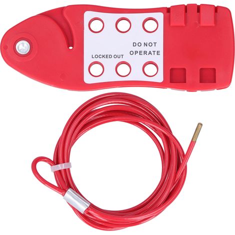 Ortviai [Câble de sécurité] AV-04 Câble de sécurité nylon ajustable résistant aux températures extrêmes