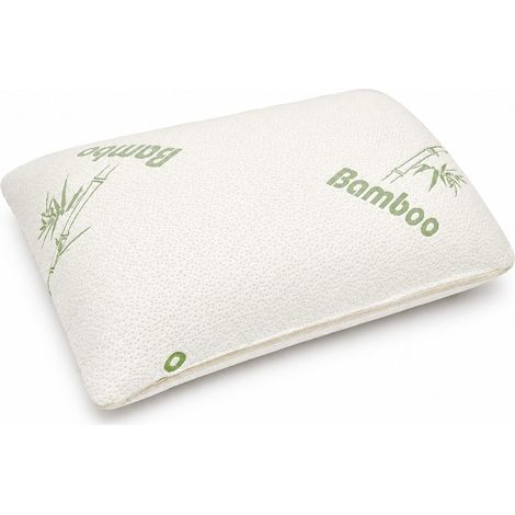 FACILITYS Oreiller bambou mémoire de forme 71 x 45 cm