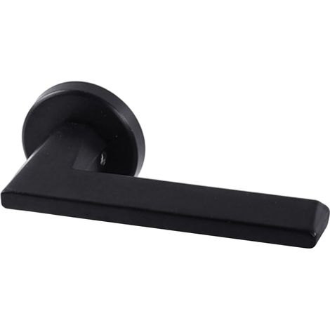 Porte robuste en fer et aluminium adaptée pour 38 à 50 mm d'épaisseur avec une distance centrale de 58 mm, facile à installer (1/5)
