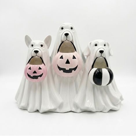 Dog elf candy bowl, Halloween ornament, gift, storage decoration, animal craft, modern minimalist dog elf candy bowl -