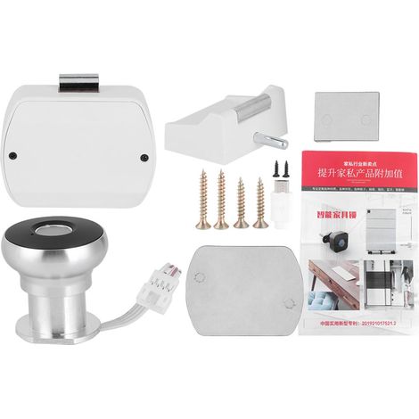 Serrure À Empreintes Digitales - Reconnaissance 360° - Déverrouillage En 0,5 Seconde - Pour Armoire Bureau Maison - 1 Pièce (1/5)