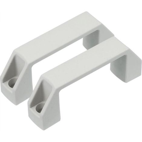 Industrieschrankgriffe, 90 mm Lochabstand, für Maschinentüren, Fabrik, Garage, Fertigung, silberfarbene Aluminiumlegierung, schraubenlos