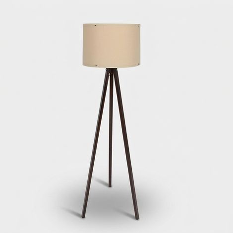 Design-Stativ-Stehleuchte mit Alune-Lampenschirm (1/2)