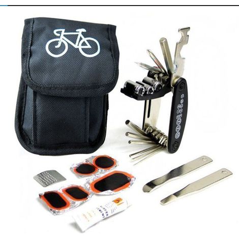 16-in-1 bicycle tool kit, bicycle tire repair kit, multi-tool and bicycle repair kit (1/5)