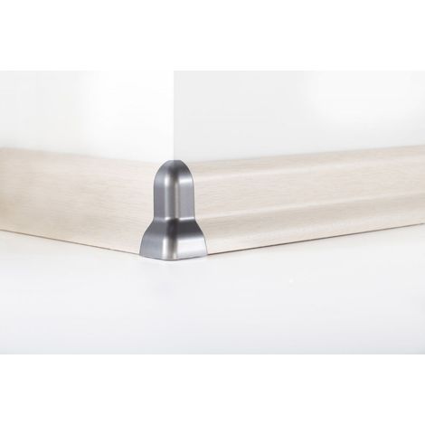 Classen Innenecke für FUXX-Laminatleiste foliert 20 x 40 mm chrom Laminatleiste