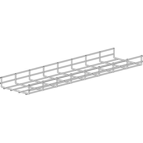Chemin de câbles en Acier électrogalvanisé, taille 3m x 300 mm x 60mm ( Prix pour Paquet de 4 )