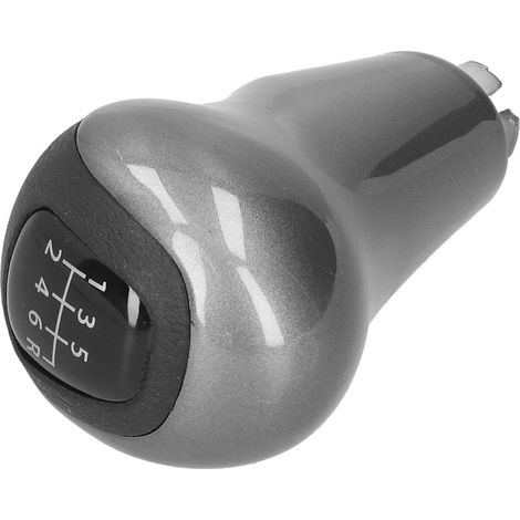 Pommeau de levier de vitesses de remplacement pour boîte manuelle 6 rapports, compatible avec Honda Civic DX EX LX 2006-2011, noir (1/5)