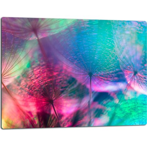 Planche dcouper de plaque de verre 52x40 Fleurs (1/5)
