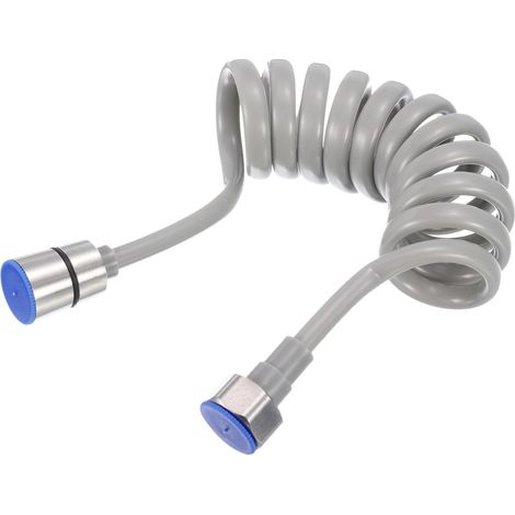 Flexible de douche Sourcing Map, télescopique 1,5 mètre avec raccord en acier inoxydable 304 pour (1/5)