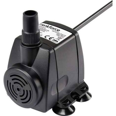 Bardusch-Pompe fontaine d'intérieur 400 l/h – Hauteur de refoulement max 0.8 m – Alimentation 230 V – Débit optimal pour jeux d'eau (1/3)