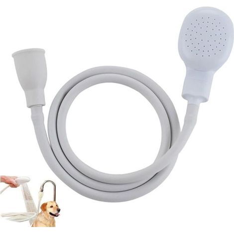 Soffione doccia ad alta pressione, soffione doccia per lavabo, soffione doccia per bagno con tubo flessibile, spruzzatore per rubinetto per animali domestici, per lavare i capelli (1/4)