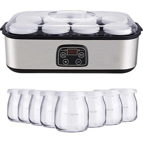 Probiotic Yogurt Maker with Adjustable Temp/ Time Control Get Better Gut Health