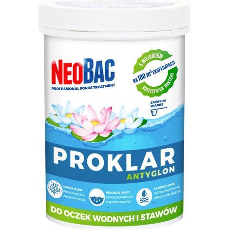 Bacterias antialgas NeoBac PROKLAR para estanques