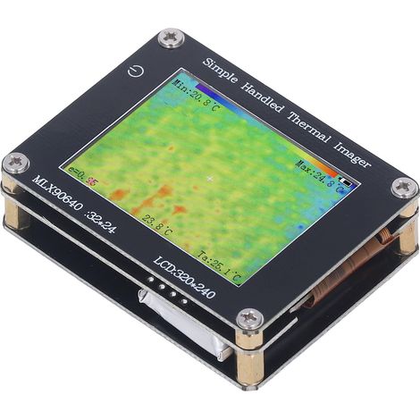 Caméra thermique infrarouge avec écran 2 pouces – 40 °C à 300 °C – Caméra thermique multifonctionnelle portable (1/5)
