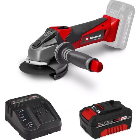 Einhell 18V Angle Grinder 115mm Cordlesss Power X Change+ 4AH Li-ion Battery (1/5)
