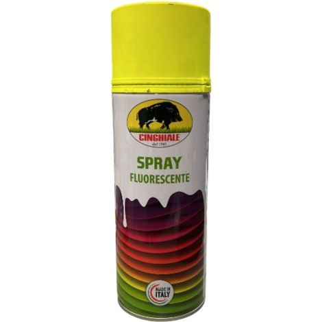 CINGHIALE - SMALTO SPRAY SPECIALE GIALLOFLUORESCENTE 400ML