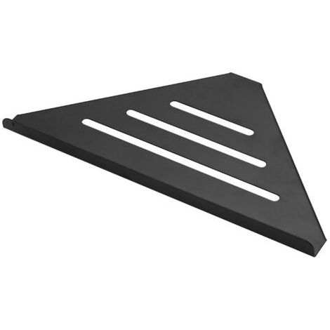 Étagère de douche d'angle sans perçage en acier inoxydable 304 – Dimensions 30.5x19.4cm – Capacité 5 kg – Drainage rapide (1/4)