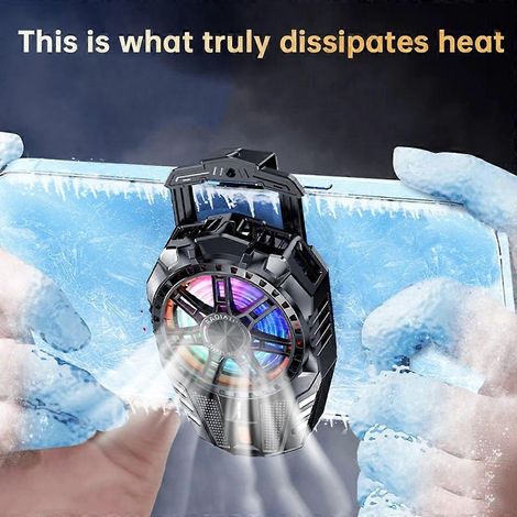 Ventilateur de refroidissement pour semi-conducteurs avec dissipateur thermique à pince, 5000 tr/min, avec lumière (1/4)