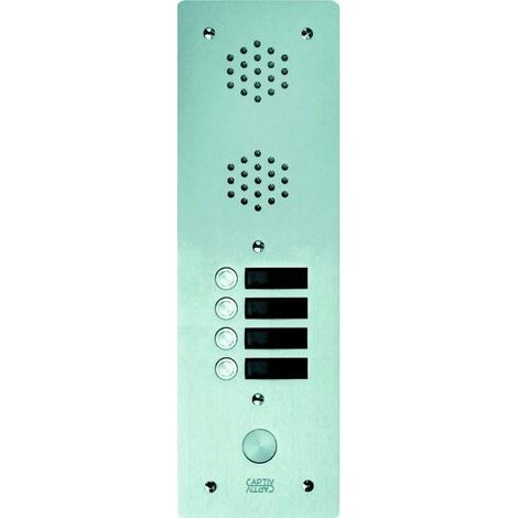 Plaque av alu 6mm 1r 04bp URMET 7771/4