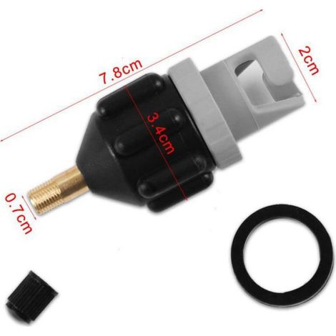 Adaptateur pompe gonflage - Polyvalent Robuste - Kayak SUP Bateau - Plastique (1/5)
