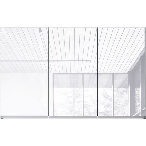 Spiegelschrank Bernstein VARO LED-Beleuchtung & Steckdose 120cm 3 Türen