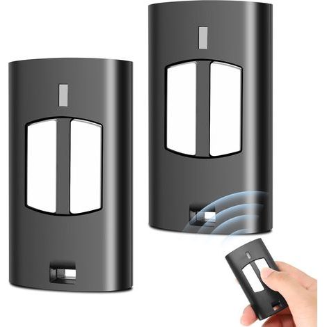 433.92MHz Remote Control for Gates, 2-Piece Universal Garage Door Remote Control, Compatible with to.GO 2WV 4WV, IO.2WV, LO.T2WMR, T2 WV, T4 WV, CUPIDO-2, CUPIDO-4, 4 Channels (1/5)