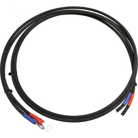 Offgridtec Basic 8-01-002180 - Cavo batteria M8 per regolatore di carica a energia solare, 2 x 6 mm², 1,5 m