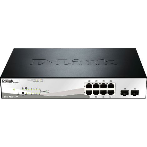 D-Link DGS-1210-10 Switch 10 Puertos Negro (1/3)