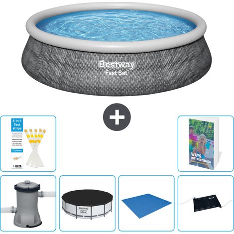 Bestway Piscina Bestway Fast Set Rotonda - 457x84 cm - 7-pezzi  S214