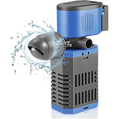 Filtre d'aquarium Interne avec débit, débit d'air réglable, Faible Bruit et Silencieux (11w) (1/5)